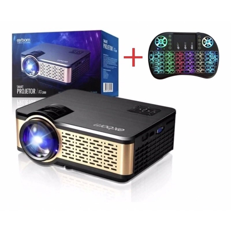 Projetor Android Tv Com Wifi Bluetooth 120 Polegadas Youtube Netflix ...