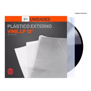 Plastico Vinil Lp Externo Grosso 0,15 - 50 Unidades em Oferta na Shopee