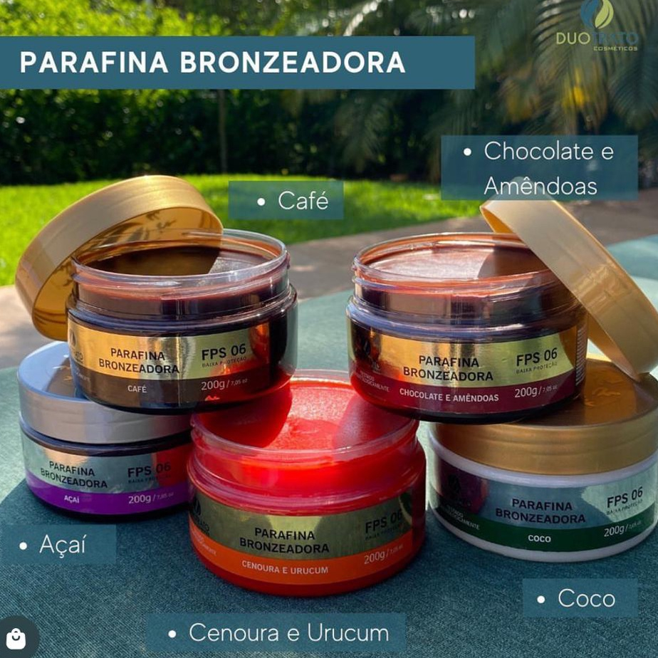 Parafina Bronzeadora Duotrato 200g FPS 06 | Shopee Brasil