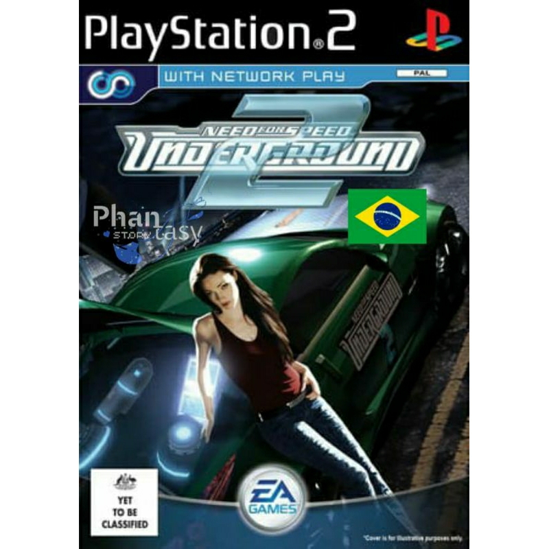 Need for Speed Underground 2 legendado em português para PlayStation 2 PS2 desbloqueado