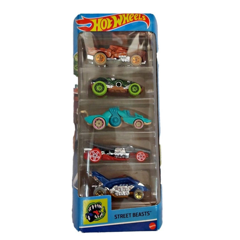 Carrinho Hot Wheels c/ 5 Unidades Original