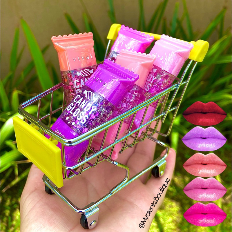 Lip Gloss Candy Balinha Infantil e Teen Vivai Shopee Brasil