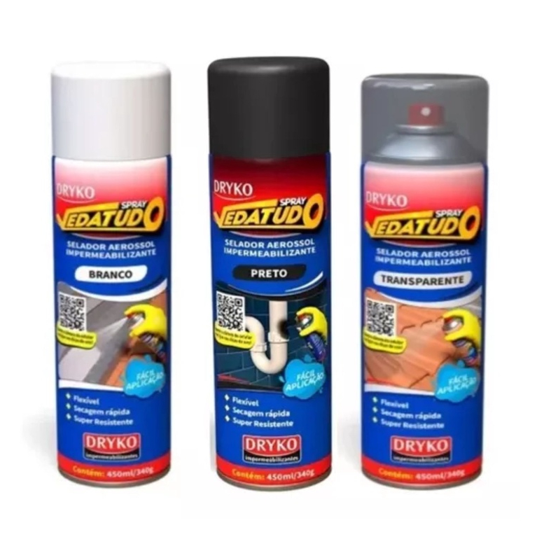 Spray Vedatudo Vazamentos De Agua Reparo Telha Laje Calha | Shopee Brasil