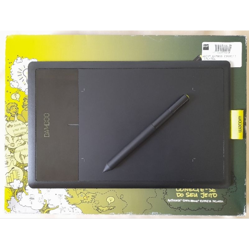 Mesa Digitalizadora Wacom Bamboo Connect Pen CTL-470 | Shopee Brasil