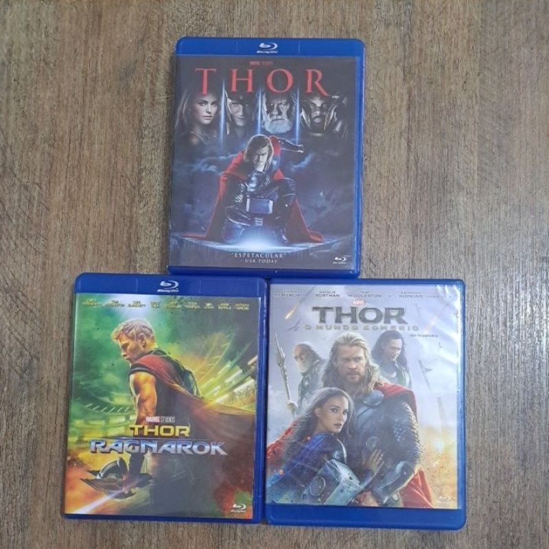 Blu-ray Thor (Trilogia, Originais) | Shopee Brasil