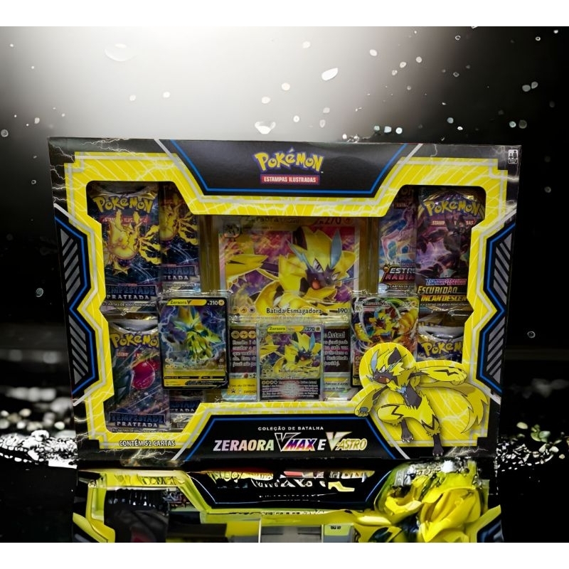 Box Pokémon Coleção De Batalhas Zeraora VMAX E V-ASTRO 
