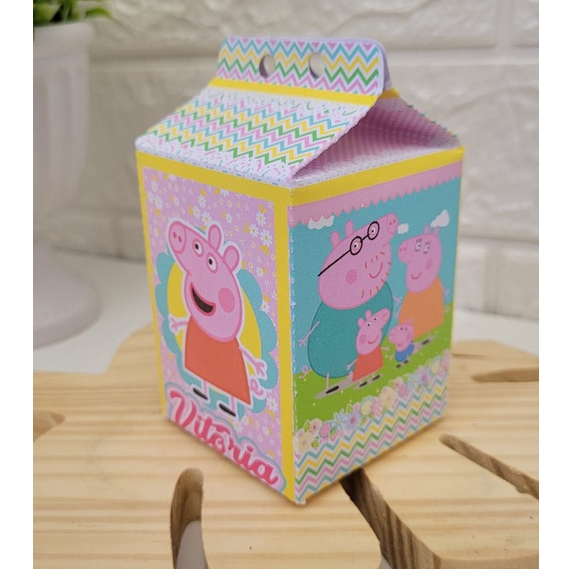 Caixa Casinha Personalizada Peppa Pig Ideal para colocar guloseimas ou  lembrancinhas, personalizamo…