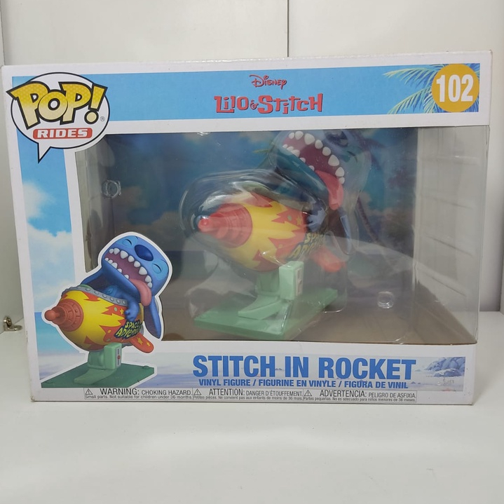 Funko Pop Stitch In Rocket #102