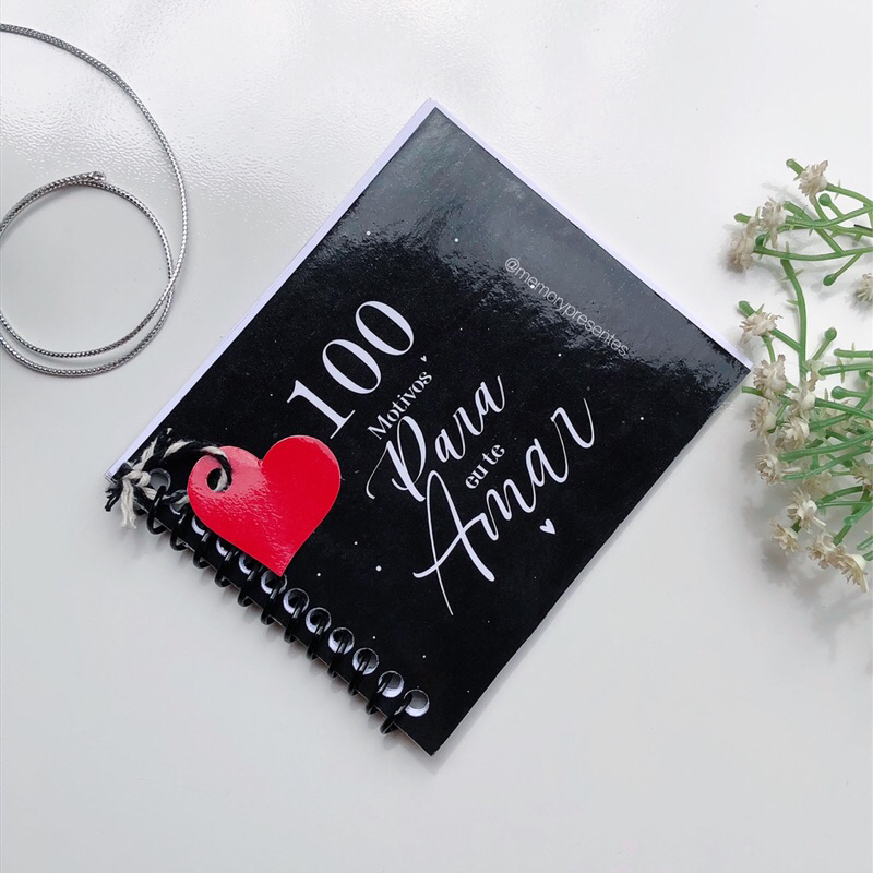 Álbum 100 Motivos para te Amar | Presente de Namoro