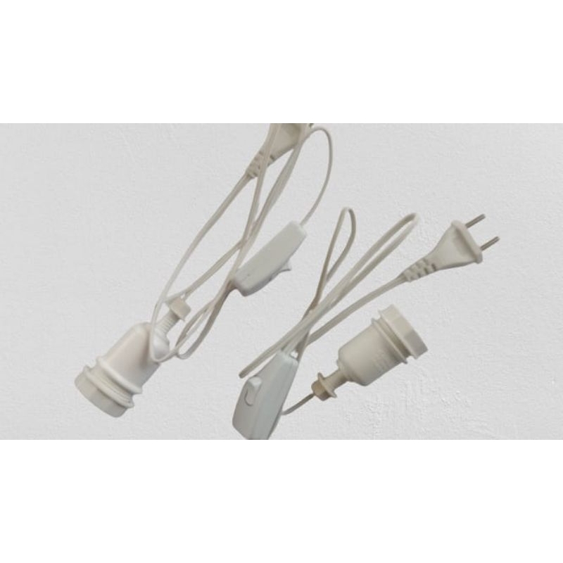 kit cabo abajur interruptor liga desliga bocal soquete completo 110/220