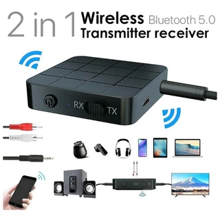 Receptor Transmissor de Áudio Bluetooth 5.0 com cabo RCA e P2 Mini