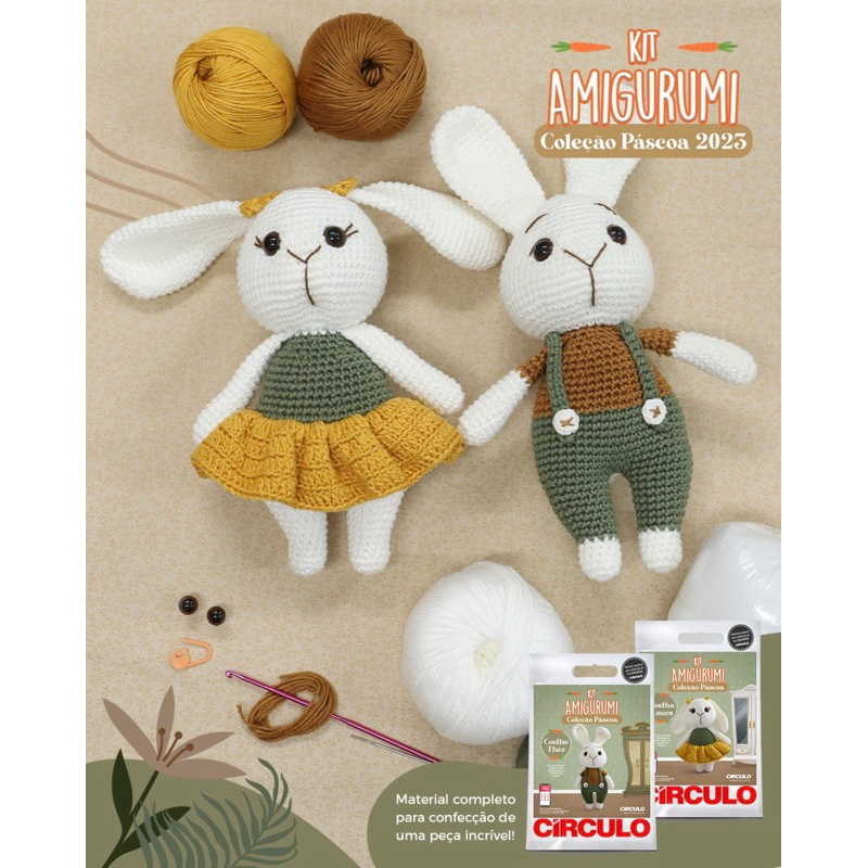 Kit Amigurumi Bunny Laura - Circulo