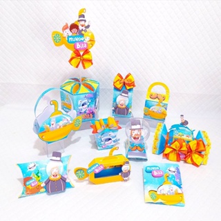 Kit personalizado infantil Mundo Bita Fundo do Mar ( Combo  de 5 peças por modelo)