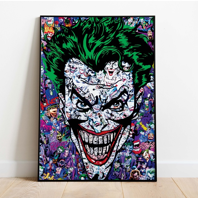 Placa Decorativa Comic Arlequina Coringa 40X60Cm em Promoção na Americanas