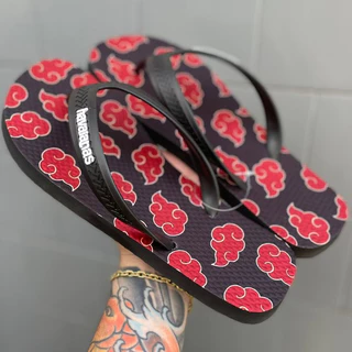 SANDALIA CHINELO NARUTO AKATSUKI ADULTO E INFANTIL