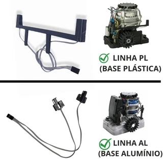 Sensor Fim De Curso RCG Slider PL e AL (Slim, Maxi, Maxi Plus, Fast) REED 3 VIAS Automatizador Motor Portao Deslizante Dz