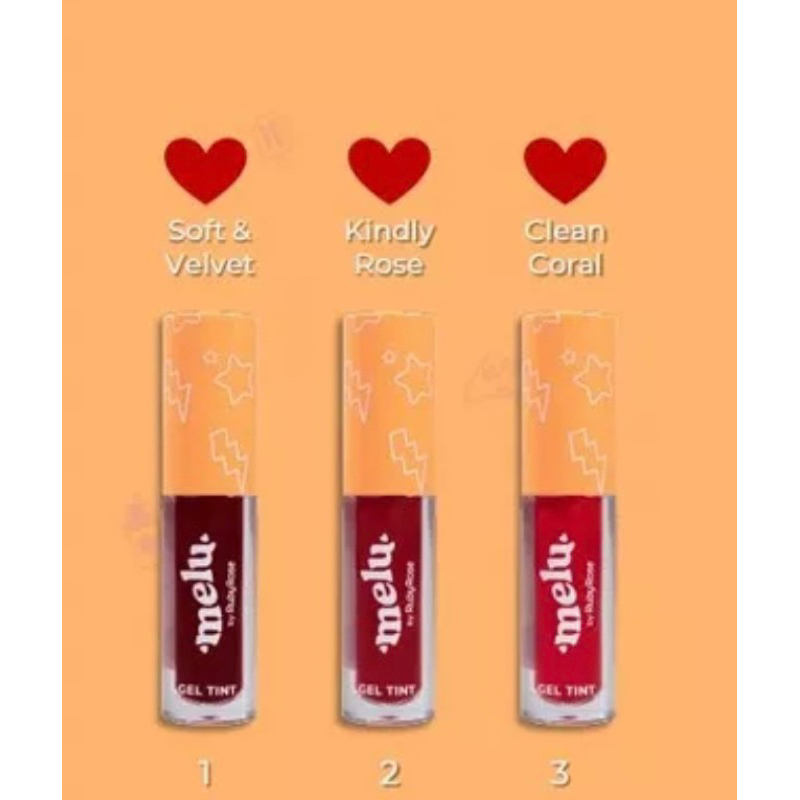 Gel Tint Vegano Melu by Ruby Rose | Shopee Brasil