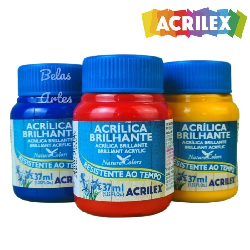 Tinta Acrílica Brilhante 37ml - Acrilex