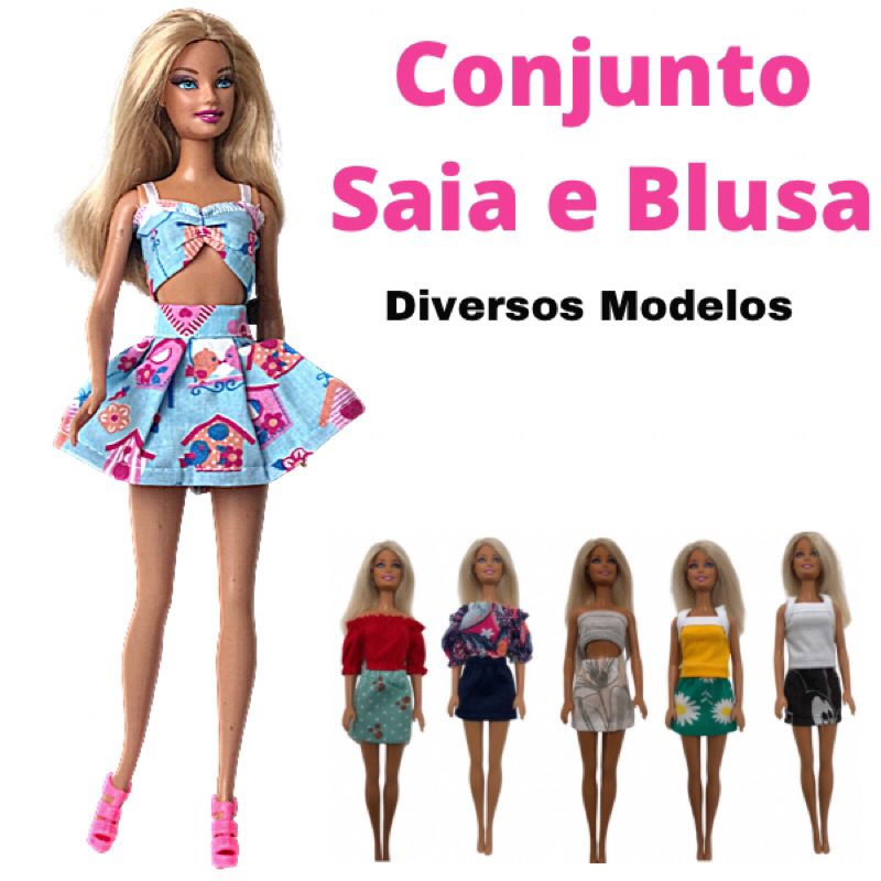 Blusa sem costura para Barbie  como fazer roupas de Bonecas 