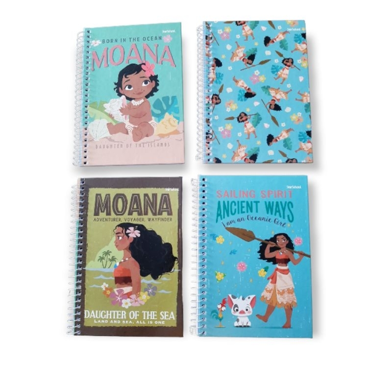 Caderno Espiral MOANA Folhas Jandaia Tipo AGENDA Voltas Aulas Shopee Brasil