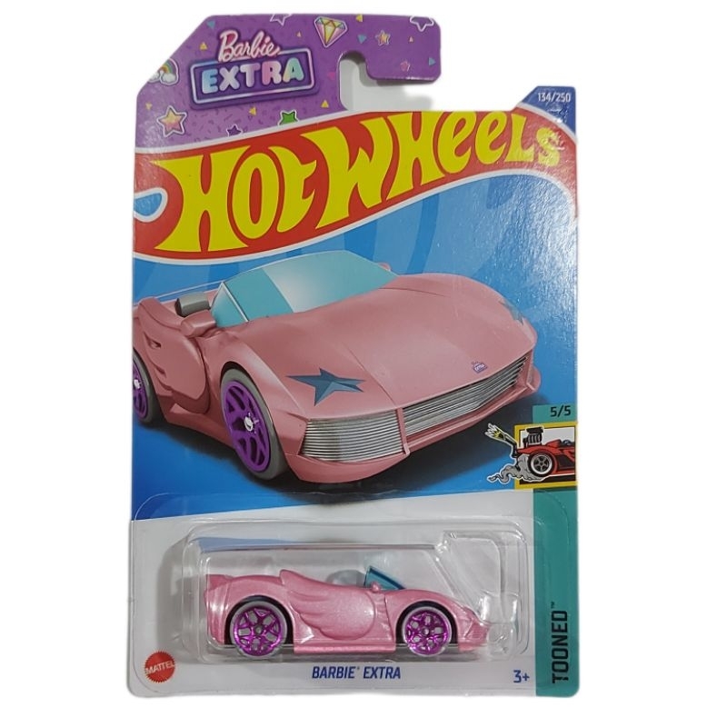 Carro da Barbie Extra Rosa - Tooned 5/5 - Hot Wheels 2022 Lote M - HCX32