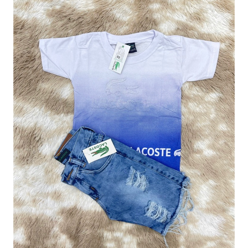 Conjunto jeans best sale masculino infantil