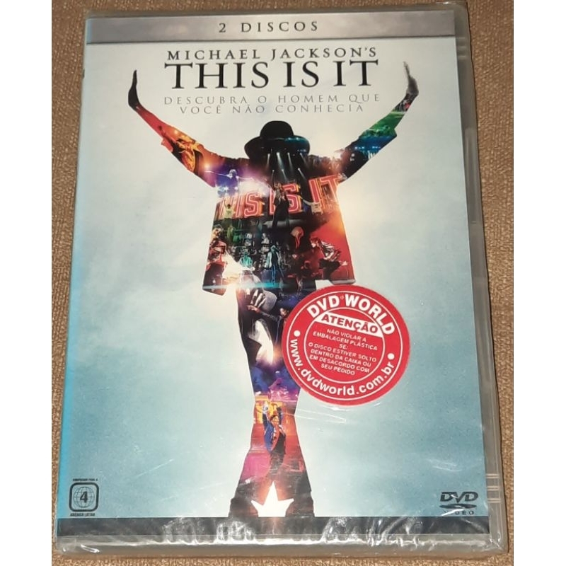 DVD duplo Michael Jackson this is it original lacrado 894 | Shopee