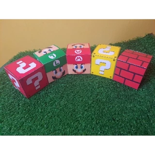 5 / 10 / 20 Caixas Cubo Super Mario