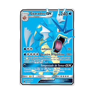 Carta Pokémon Gyarados Gx Invasão Carmim