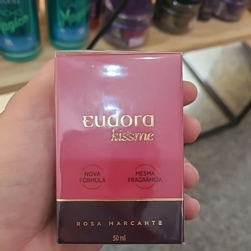 Eudora Perfume Kiss Me Rosa Marcante