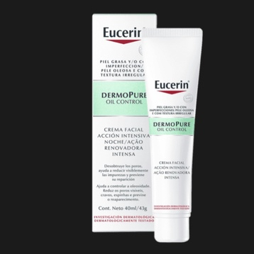 Creme Facial Eucerin Dermopure Oil Control 40ml Validade:02/2024