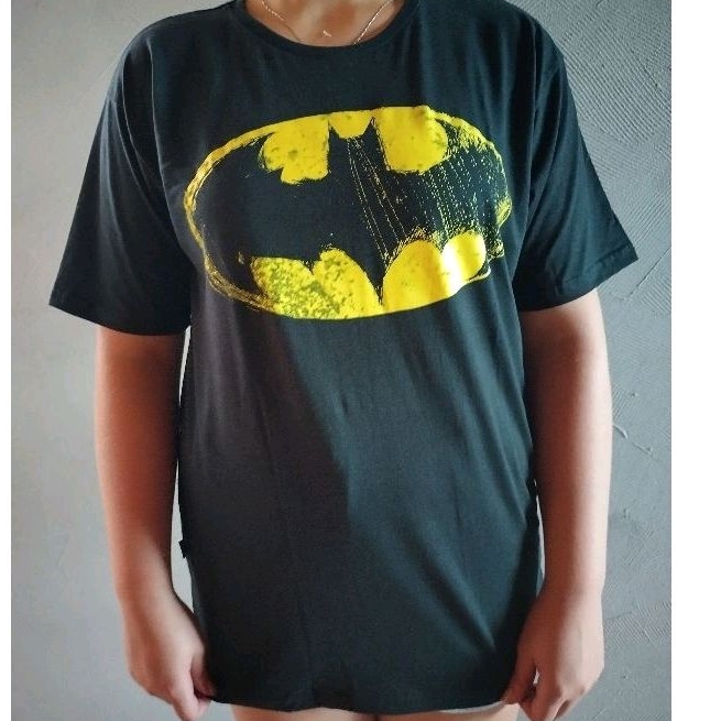 Camiseta Piticas DC Batman Logo nova lançamento adulto plus size
