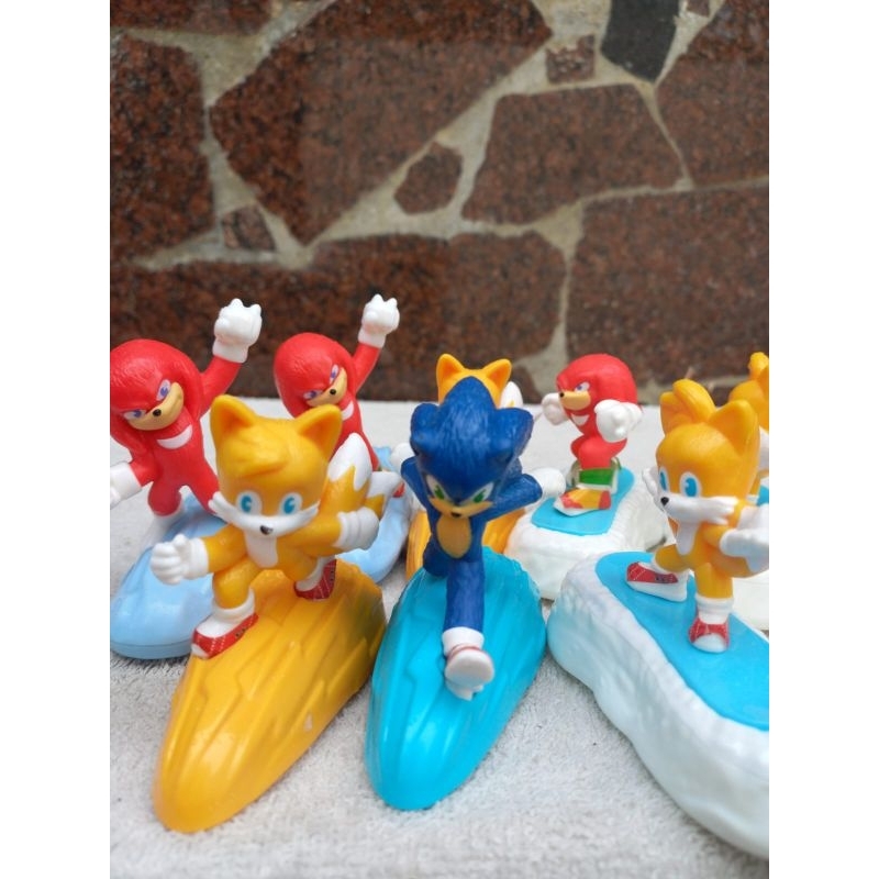 Super Sonic the Hedgehog Jogo Figuras De Ação Crianças Menino Menina  Brinquedo 6 Pcs Set Caçoa O