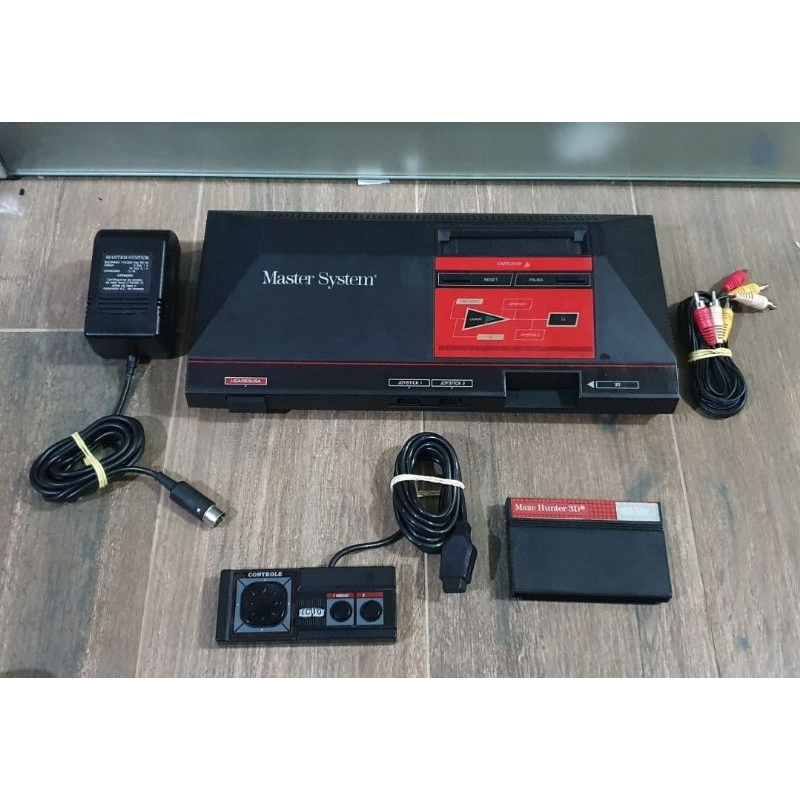 Master System +3 Jogos +Controle Cartucho e Fonte Originais. | Shopee ...