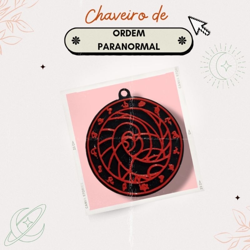 Chaveiro Símbolo Elementos Ordem Paranormal (todos elementos) - Em  impressão 3d. - Escorrega o Preço