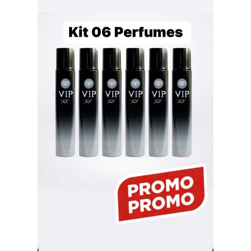 Kit Promoção 6 Unidades Perfume Touti Escolha a fragrância pelo chat