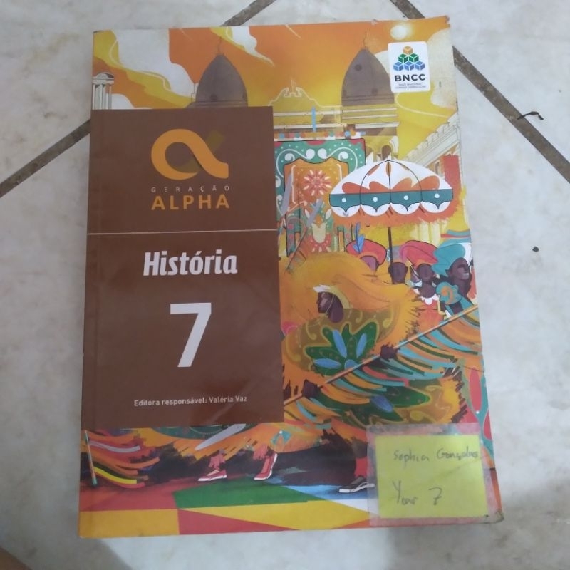 Livro de história 7° ano, geração alpha | Shopee Brasil