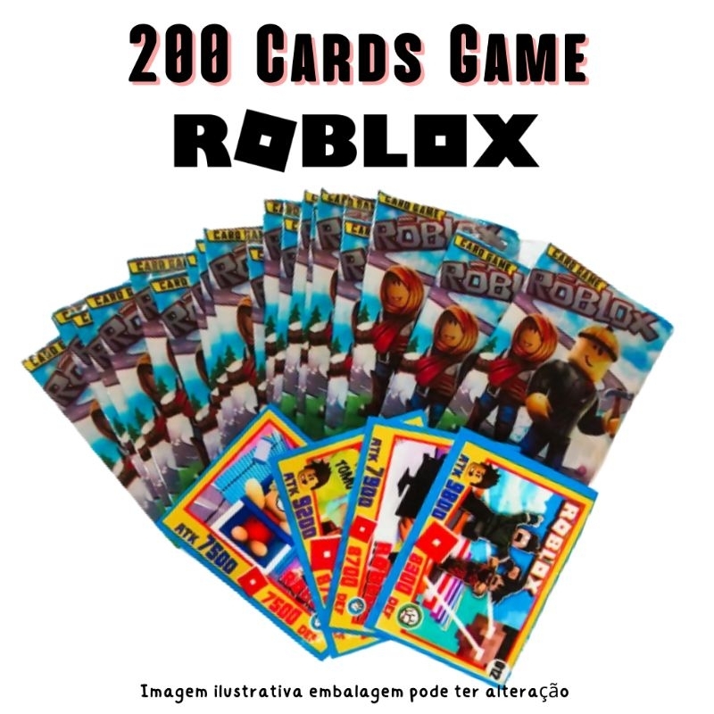 200 Cards Game Roblox Colecionável Atacado