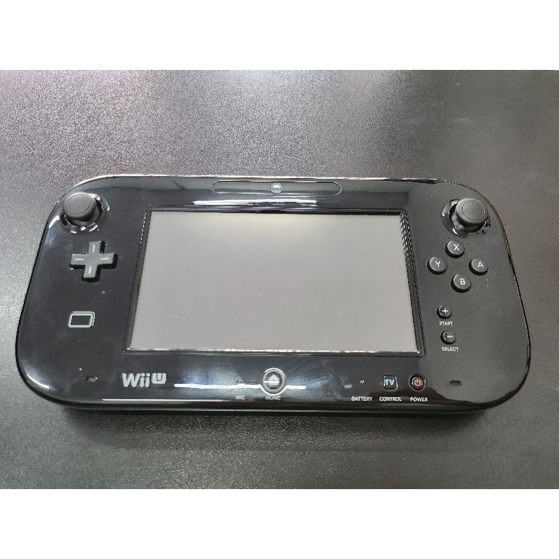 GENUINE OFFICIAL BLACK NINTENDO WII U GAMEPAD