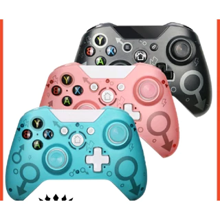 Controle Joystick Compatível Xbox Pc Ps3 Gamer S Fio - Rosa