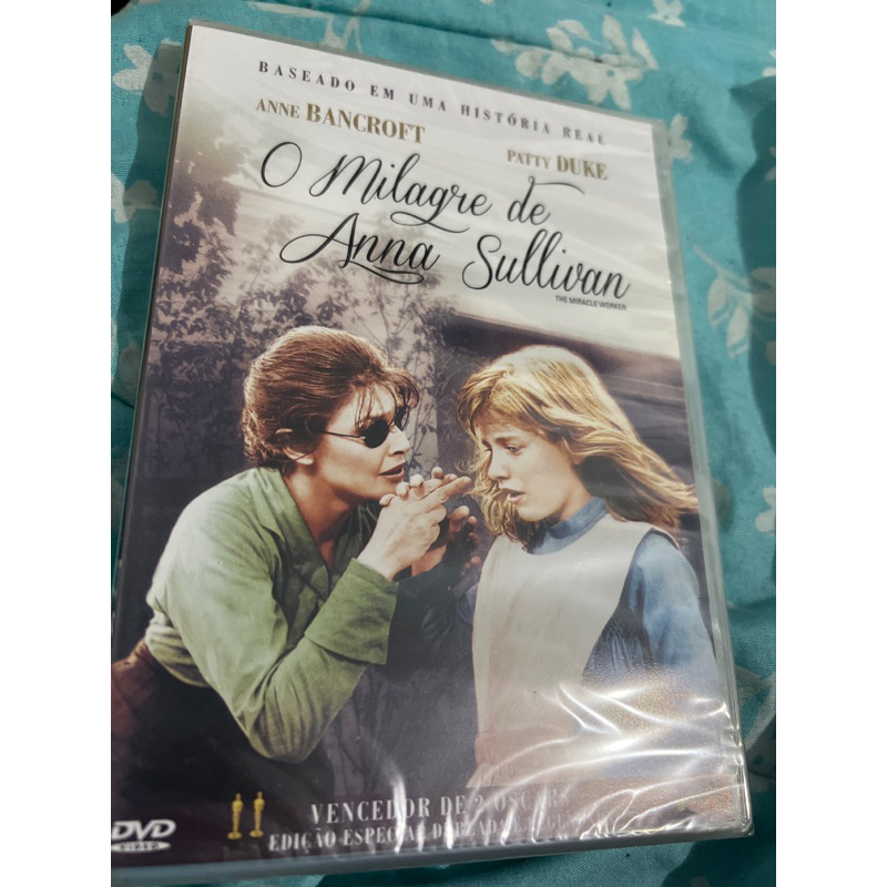 DVD novo O Milagre de Anne Sullivan Lacrado Shopee Brasil