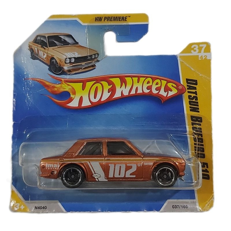 Datsun Bluebird 510 Hw Premiere 37/42 Hot Wheels 2009 - Raríssimo