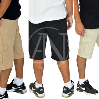 BERMUDA CARGO MASCULINA SARJA BRIM do 36 ao 48
