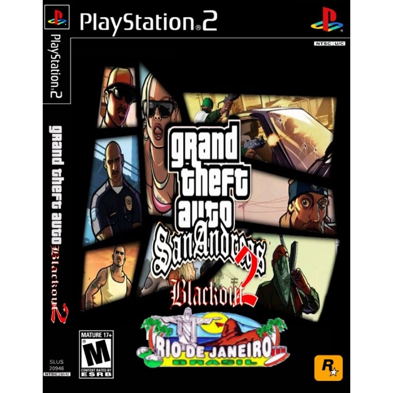 GTA Rio de Janeiro Brasil PS2 Shopee Brasil