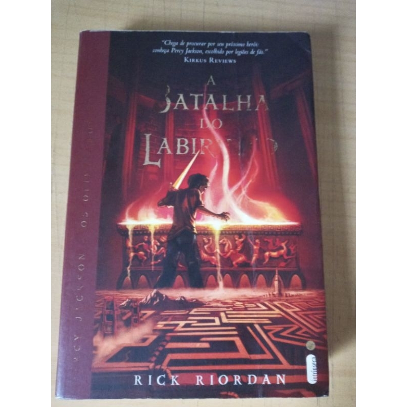 Livro - Percy Jackson E A Batalha Do Labirinto - Os Olimpianos - Rick ...