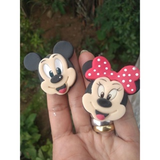 Kit imã de Geladeira Mickey e Minnie em Biscuit K 83