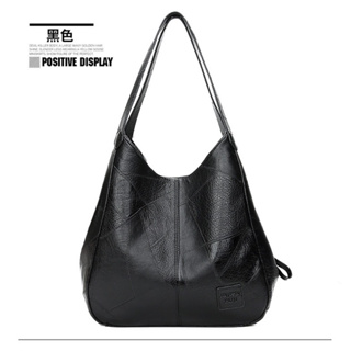 bolsa feminina de ombro médio 3 Compartimentos PU