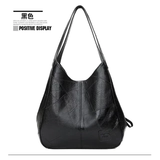 bolsa feminina de ombro médio 3 Compartimentos PU