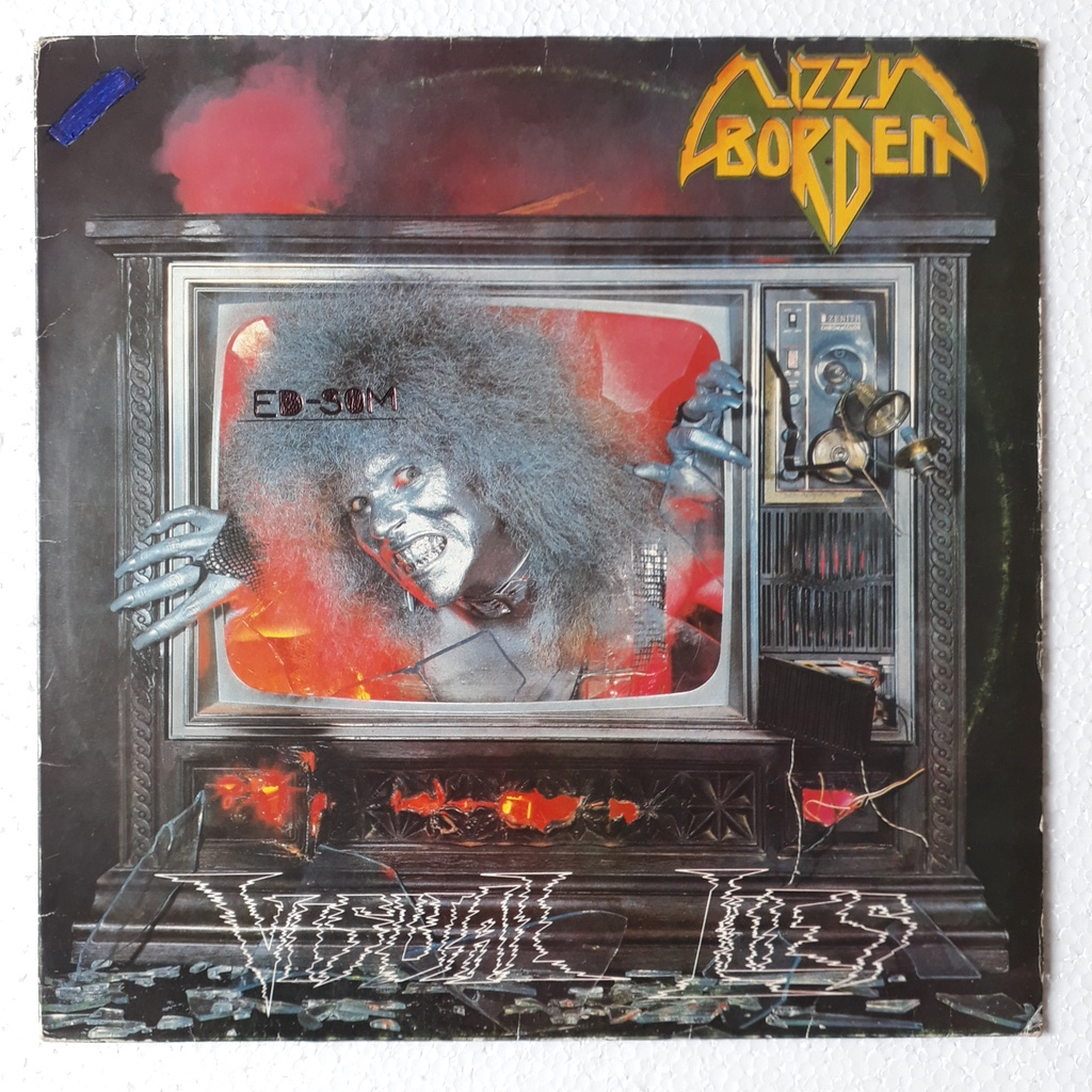 Lp Rock Disco Vinil Lizzy Borden Visual Lies Prensagem 1987 Shopee Brasil 0782