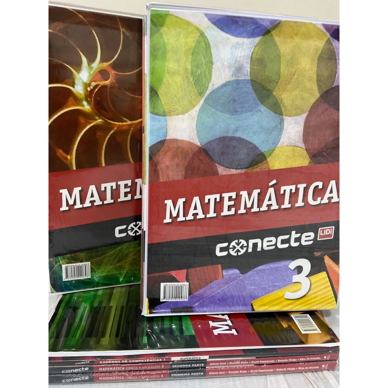 3 Box Livros de Matemática Conecte - 1, 2 e 3 Volumes | Shopee Brasil